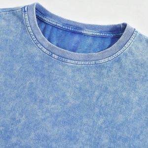 Camiseta de Moda con Lavado Ácido, Logotipo Personalizado, Algodón, Estilo Urbano Oversize - Product Image 2