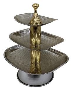 Soporte para Pastel de Aluminio de Estilo Tradicional para Decoración Clásica de Mesa de Postres, Combinando Arte y Vajilla Funcional - Product Image 4