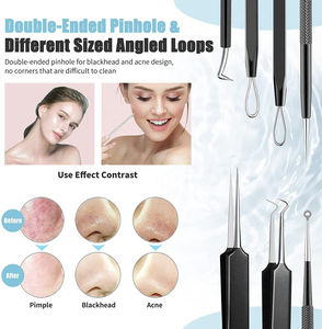 Kit de herramientas para remover puntos negros, para limpieza profunda de poros, kit de limpieza facial, extractor de puntos negros, juego de herramientas para remover acné - Product Image 6