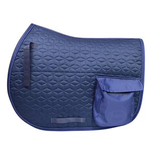 Tapis de selle respirant Elite à poches, séchage rapide, en polaire, équipement d'équitation, vente en gros OEM, fabricant pakistanais - Product Image 3