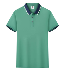 Polo pour homme personnalisé en usine, qualité supérieure, entièrement personnalisable (logo, matière), style européen, tenue décontractée - Product Image 3