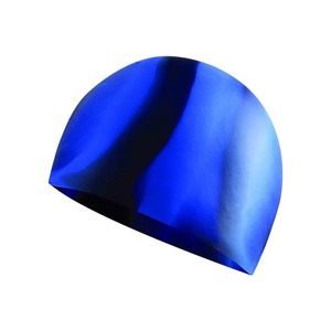 Bonnet de bain en silicone de couleur unie, unisexe, ajustement flexible, design imperméable - Product Image 3