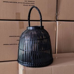 Sustainable Hand-painted Handmade <b>Bamboo</b> Hanging <b>Lantern</b> For Boho Home Restaurant Cafe Decoration From Direct Manufacturer - Product Image 6