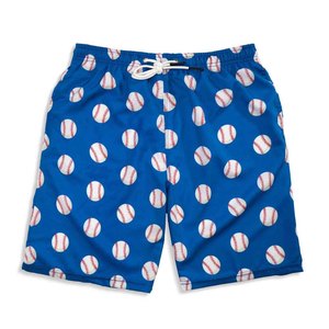 Shorts de baseball personnalisés pour hommes, 5 pouces, imprimés, streetwear de haute qualité, 100% polyester, respirants, séchage rapide, taille élastique - Product Image 1