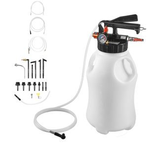 Estrattore Pneumatico di Olio e Fluidi da 8 L, Pompa per Trasmissione con 15 Adattatori ATF, Dispenser per Ricarica e Trasferimento Olio ATF, Cavo da 3m - Product Image 1
