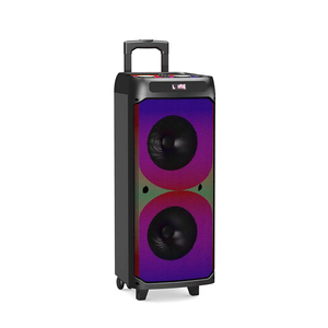 Altavoces activos portátiles para karaoke Pro Loud Audio de doble 8 pulgadas y 100 vatios, Caixa De Som <span class=keywords><strong>Das</strong></span> Grandes, Caixinha para fiestas, <span class=keywords><strong>altavoz</strong></span> para fiestas. - Product Image 2