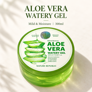 <span class=keywords><strong>NATURE</strong></span> <span class=keywords><strong>REPUBLIC</strong></span> <span class=keywords><strong>Gel</strong></span> Hydratant Doux à l'<span class=keywords><strong>Aloe</strong></span> <span class=keywords><strong>Vera</strong></span> 300ml Visage et Corps Pot Vert Vente en Gros - Product Image 1