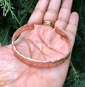 High Quality Solid <b>Copper</b> Bracelets & Cuffs Pure <b>Copper</b> Non-Toxic Customizable Design Women's Gift Set Rose Gold Plated <b>Copper</b> A - Product Image 3