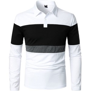 High Quality Wholesale Customized Logo and Color Breathable <b>Long</b> <b>Sleeve</b> Casual Fit <b>Polo</b> <b>Shirt</b> for <b>Men</b> - Product Image 6