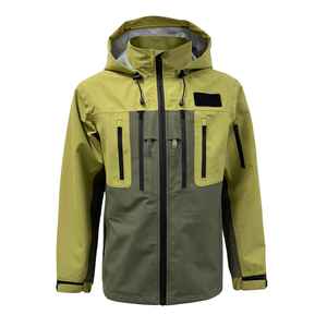 Men's <b>Light</b> Windproof <b>Waterproof</b> Green Tactical Fishing Long Sleeves <b>Jackets</b> High Quality OEM Outdoor Recycled Hunting <b>Jacket</b> - Product Image 2