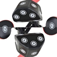 Équipement de gymnastique à domicile de boxe 63.8 ''sac de boxe debout complet avec 12 cibles d'entraînement à hauteur réglable Logo imprimé entraînement MMA