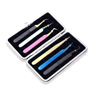 OEM Acceptable Stainless Steel Eyelash Extension Tweezers Magnetic <b>Case</b> Superior Quality Impact Resistant Tool Organizer - Product Image 4