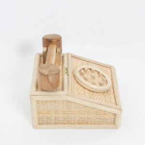 Jouets éducatifs pour bébé, téléphones en bois, téléphones en rotin naturel, prix compétitif - Product Image 5