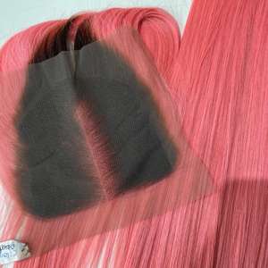 Venta al por mayor 100% Extensiones de Cabello Liso de Hueso Vietnamita de Alta Calidad Súper Calidad Tejiendo Cabello Extremos Dobles para Ombre Pink - Product Image 2