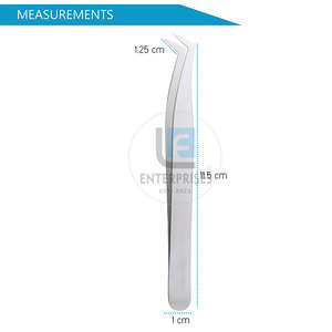 Nouvelle conception, pinces à cils professionnelles en acier inoxydable, réutilisables, durables, de haute qualité, vente en gros à bas prix - Product Image 3