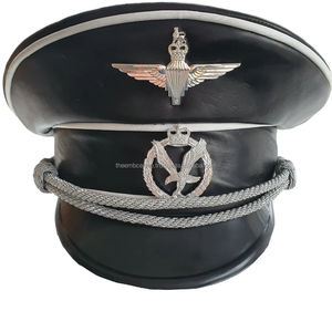 Casquette blanche uniforme de haute qualité avec insigne de lingot casquettes en gros Epeaked prix bon marché personnalisé à vendre - Product Image 6
