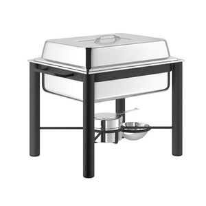 Plat à réchaud en métal durable, conçu pour répondre aux attentes des événements culinaires, offrant une utilité et une robustesse constantes - Product Image 3