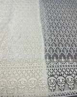 Tissu brodé SQ, tissu brodé floral, tissu brodé perlé, tissu brodé en mousseline, robe de soirée, boutique, vente en gros, exportation USA