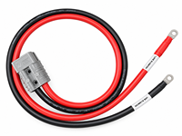 Câble flexible pour batterie haute tension 600V 40A 120A, connecteur terminal en cuivre pur PVC pour véhicules électriques