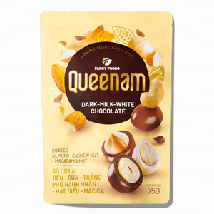Colección de Dragees para Dulces y Bocadillos HALAL, Mezcla de Nueces Recubiertas de Chocolate: Almendras, Anacardos, Macadamia, 75G, Proveedor Global OEM/ODM - Product Image 1