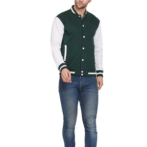 Plus Size Men College Varsity <b>Jacket</b> With V Collar <b>Winter</b> <b>Jacket</b> High Quality Color Combination Button Up Varsity <b>Jacket</b> - Product Image 5