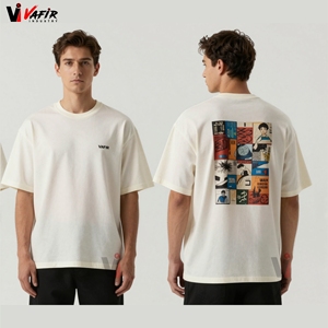 เสื้อยืดคอกลมผู้ชายทรงปกติสำหรับฤดูร้อน ผ้าฝ้ายออร์แกนิค 100% น้ำหนัก 200 กรัม พิมพ์ลายสกรีนโลโก้ตามสั่ง เป็นมิตรกับสิ่งแวดล้อม ระบายอากาศได้ดี - Product Image 4