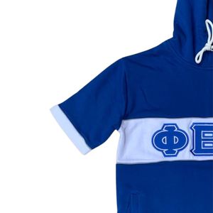 Sudadera con Capucha de Manga Corta Phi Beta Sigma para Hombre, Ajuste Cómodo, Tela Premium, Ropa de Fraternidad Griega, Uso Casual - Product Image 6