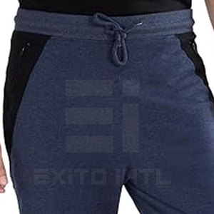 Pantalon décontracté coupe slim et droite, léger, 100% coton extensible, fabrication OEM sur mesure pour hommes, fabriqué au Pakistan - Product Image 3