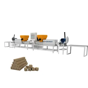 Wood Sawdust Pallet Block Press Machine Block Hot Pressing Extruder Machine