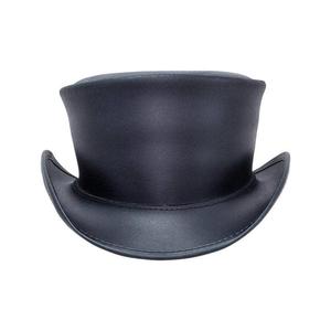 Chapeau Fedora Classique en Cuir Véritable pour Homme - Ajustement Réglable, Broderie à la Main, Chapeau Casual d'Hiver pour l'Extérieur - Product Image 2
