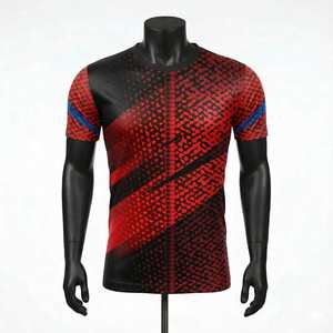 Camiseta Deportiva Personalizada para Hombre, de Microfibra de Secado Rápido, 100% Algodón, con Logotipo Bordado y Parches - Product Image 1