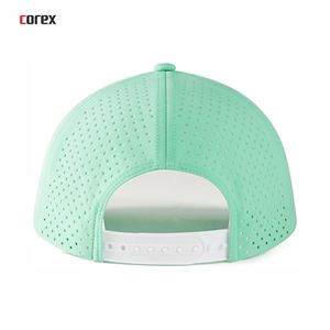 Light Green Laser Cut 6-Panel Baseball <b>Cap</b> Breathable Mesh 3D Embroidery Button Adjustable Unisex Outdoor Spring <b>Summer</b> Casual - Product Image 3