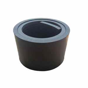 Insert de boulon en caoutchouc noir, durable, pour applications industrielles, amortissant les chocs, pour le montage de machines et la réduction des vibrations. - Product Image 1