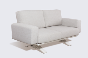Sofá Cama Moderno de Tres Plazas, Tapizado en Cuero PU, Relleno de Espuma, Patas Metálicas, Respaldo Firme, Diseño Minimalista, Muebles para Sala de Estar - Product Image 6