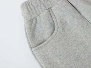 Pantalon de survêtement baggy personnalisé pour homme, coupe évasée, en molleton brossé 520g, jambe large - Product Image 5