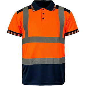เสื้อโปโลสะท้อนแสงเพื่อความปลอดภัยแบบ Hi-Vis ยี่ห้อ PREGO INDUSTRIES รุ่นสั่งทำพิเศษ สำหรับทุกเพศ |   ชุดทำงานแบบยาวสองสี แห้งเร็ว ระบายอากาศได้ดี สวมใส่สบาย - Product Image 1