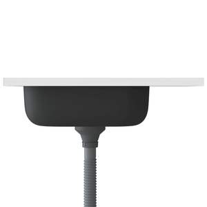 อ่างล้างจานสแตนเลสสีเงิน ขนาด 23.6"x19.7"x6.1" พร้อมชุดท่อระบายน้ำ - Product Image 6