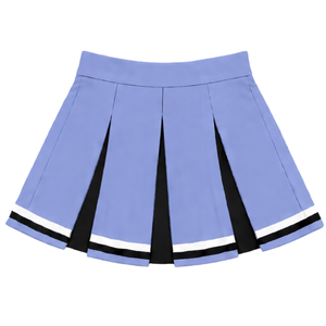 Jupe plissée bleue personnalisée pour femmes et filles, idéale pour la danse, les équipes sportives, les spectacles, l'entraînement et les compétitions, uniforme sportif. - Product Image 2