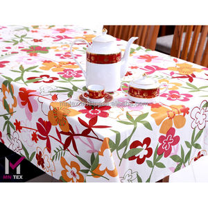 Style rectangulaire de couverture de table de coton teint en fil lavable et réutilisable pour l'utilisation de banquet d'hôtel de restaurant à la maison - Product Image 1