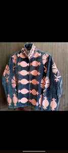 Chaqueta Bordada a Mano Estilo Suzani, Abrigo Acolchado de Algodón Vintage Boho, Ropa de Invierno Étnica Floral para Mujer, Túnica de Seda Bohemia - Product Image 4