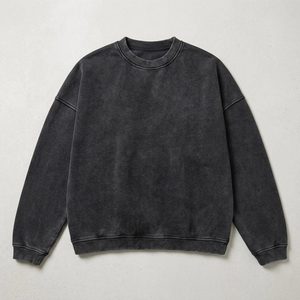 Sweat à capuche pour homme 2026 personnalisé, col rond, coupe courte, oversize, streetwear, pull-over, fabricant et grossiste sur mesure - Product Image 1