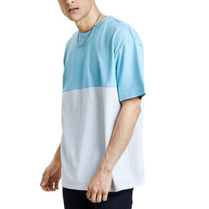 Vêtements pour hommes doux et confortables, t-shirts surdimensionnés personnalisés, 100% coton, fabricant de streetwear, t-shirts unis épais pour hommes - Product Image 4