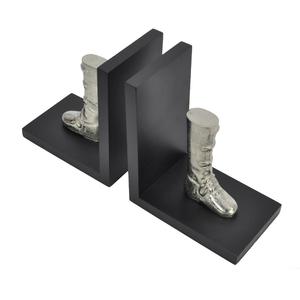 Sujetalibros de Metal Hechos a Mano, Accesorios de Escritorio, Sujetalibros Escultóricos Estilo Bota Fácilmente Móviles para Libros, Precio al por Mayor - Product Image 2