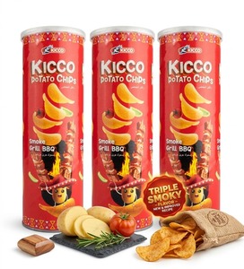 Lot de chips de pommes de terre semi-durcies et salées Kicco 2026 – Fabricant et fournisseur malaisien – Ingrédients de haute qualité - Product Image 1