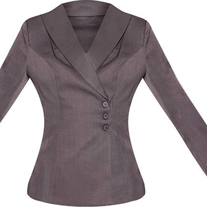 Robe Blazer Courte Grise Personnalisée pour Femme – Élégante, Décontractée, Idéale pour le Bureau – Mini-robe de Costume de Haute Qualité – Fabricant OEM/ODM en Gros - Product Image 5