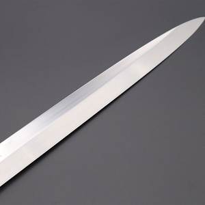 Couteau à filet en acier Damas personnalisé fait main, épaisseur 3,0 mm, double lame (10" 8"), étui en cuir, neuf - Product Image 4