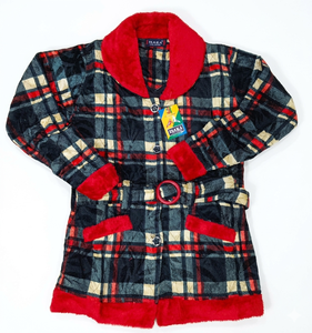 Cárdigan de Mujer, Suéter a Cuadros, Tejido Grueso, Abrigo de Punto Trenzado, Tela Suave, Cómodo, Informal, Acogedor - Product Image 1