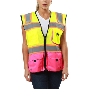 Gilet de sécurité haute visibilité en maille avec bandes réfléchissantes, coupe confortable pour le travail industriel, la construction et les activités de plein air - Product Image 4