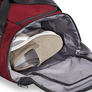 New Article Unisex Gym <b>Duffel</b> <b>Bag</b> 30-<b>40L</b> Polyester Zipper Closure Soft Handle Durable Casual Solid Red Design - Product Image 6