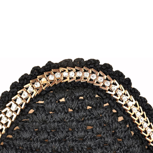 Crochet Horse Ear <b>Net</b> for Horses High Quality Handmade <b>Fly</b> Veil Custom Made OEM Logo Design Wholesale Horse Ear Bonnet - Product Image 5